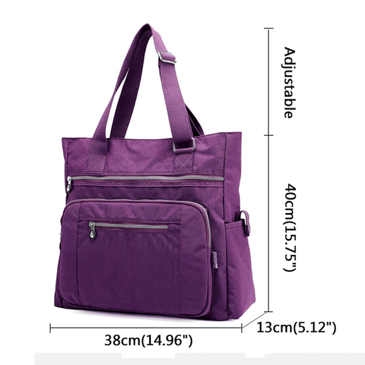 Nylon Shoulder Bag Multifunctional Messenger Diaper Bag for Women - MRSLM