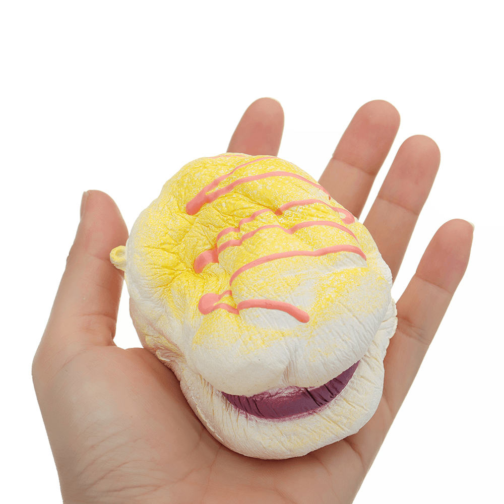 Cream Pineapple Bread Bag Puff Squishy 8Cm Slow Rising Toy Soft Gift Collection - MRSLM