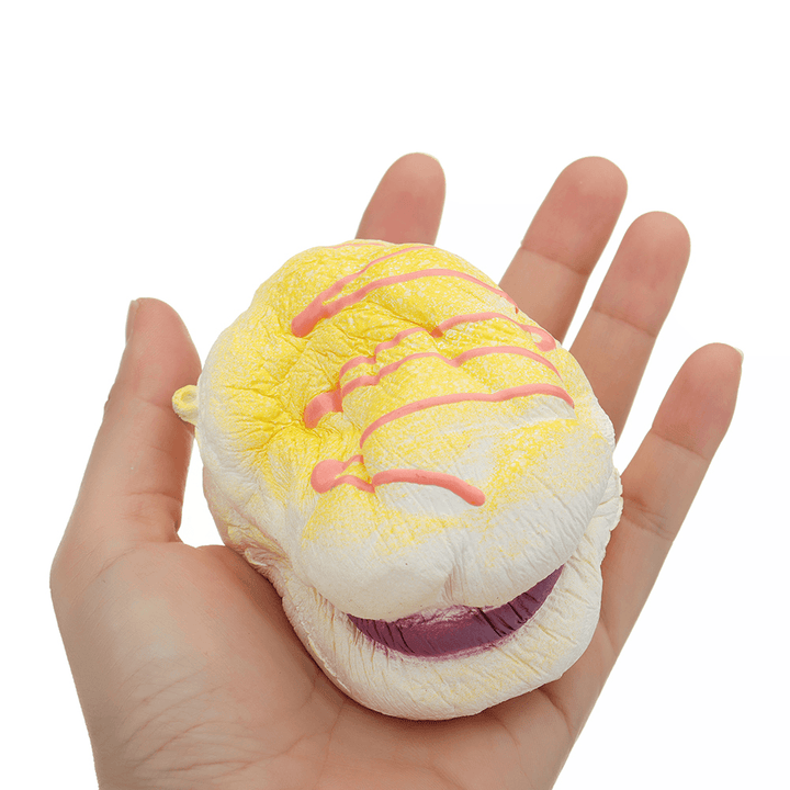 Cream Pineapple Bread Bag Puff Squishy 8Cm Slow Rising Toy Soft Gift Collection - MRSLM