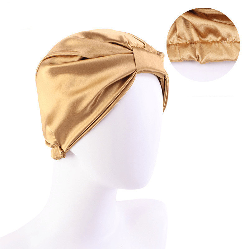 Contrast Knotted Bandana Hat - MRSLM