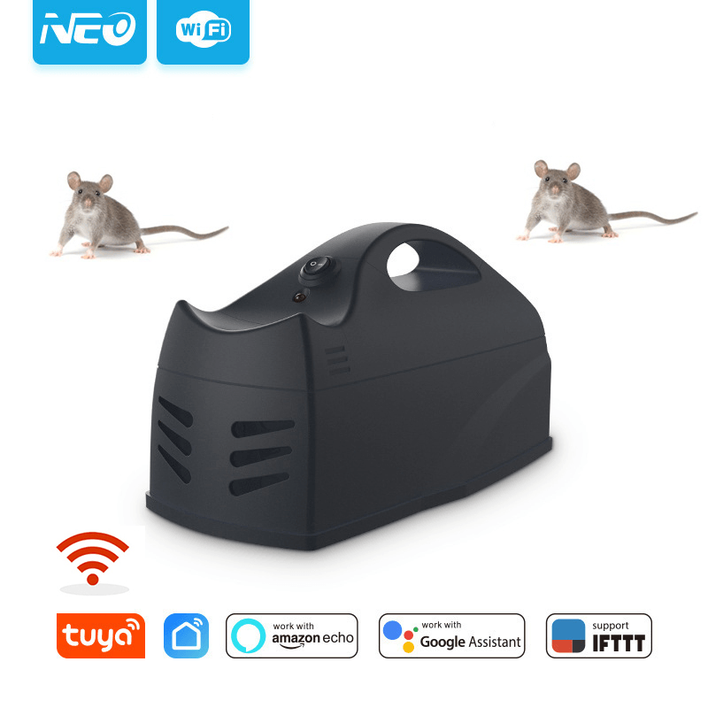 Smart Home Wifi Mouse Catcher Smart Wireless Sensor Bait Shock Zapper for Mobile APP Control Trap Works Support Smart Life App - MRSLM