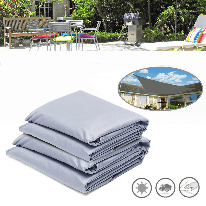 Rectangle Sun Shade Sail Garden Patio Awning Canopy Sunscreen UV Block Outdoor Camping - MRSLM