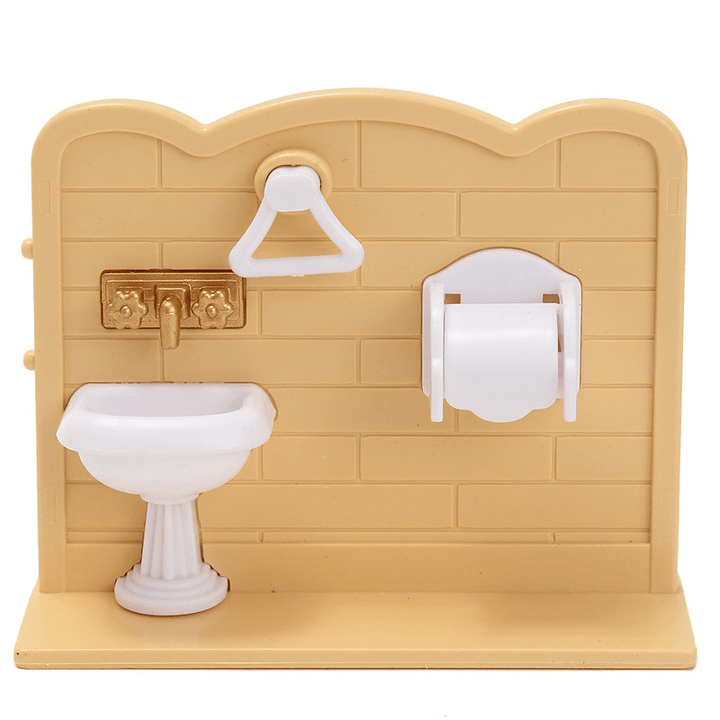 1:12 Simulation Bathroom Play House Props Dollhouse Creative DIY Material - MRSLM