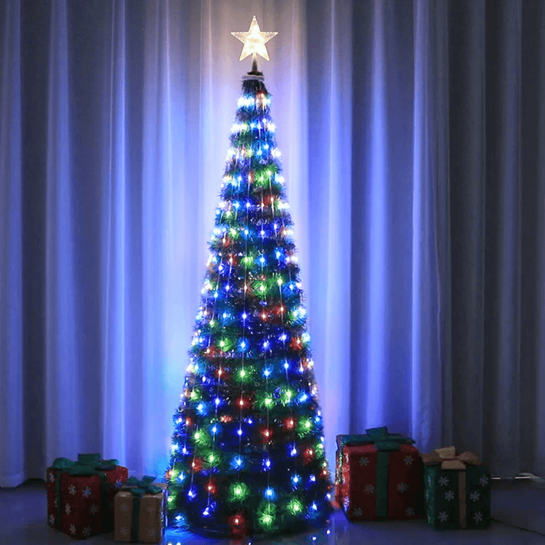 2020 Christmas Tree with Light String Light String Remote Control LED String Lights for Home Christmas Decoration - MRSLM