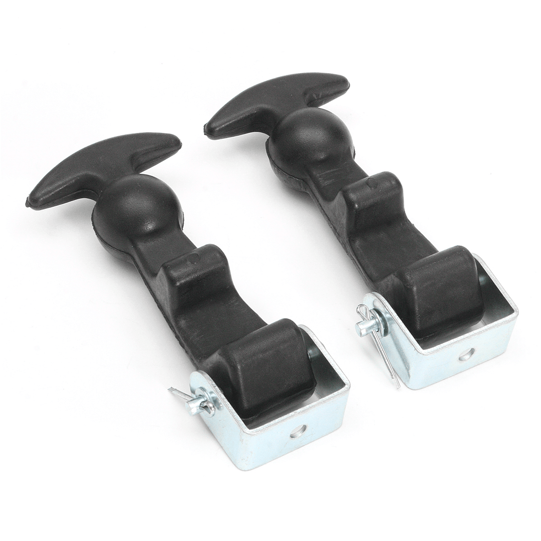 2Pcs Bonnet Fastener 112Mm Rubber Door Catch Rally Car Horsebox Trailer - MRSLM