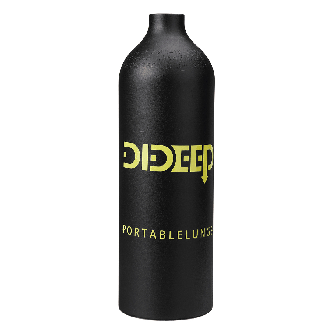 DIDEEP 1L Mini Scuba Diving Cylinder Oxygen Tank Snorkeling Breath Air Tank Swimming Diving Equipment - MRSLM