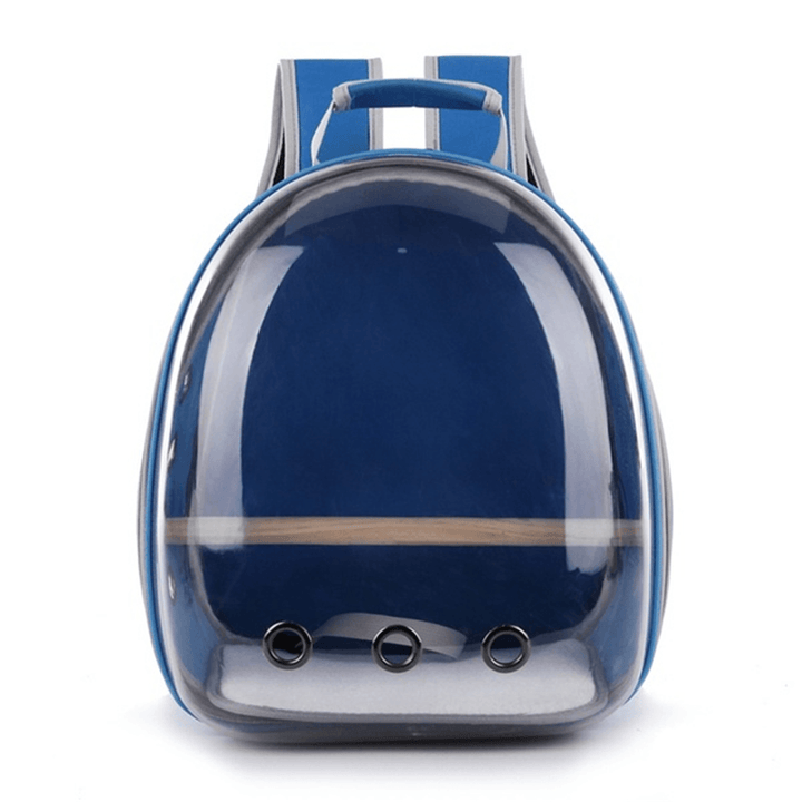 Pet Cat Parrot Bird Carrier Travel Breathable Transparent Space Capsule Backpack - MRSLM