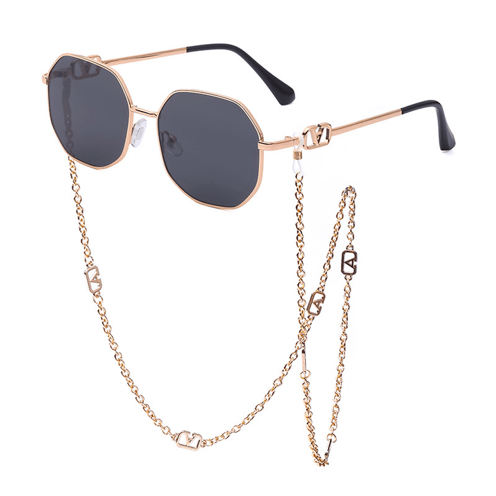 Anti Drop Chain Lanyard with the Same Irregular Sunglasses Women'S Trend - MRSLM