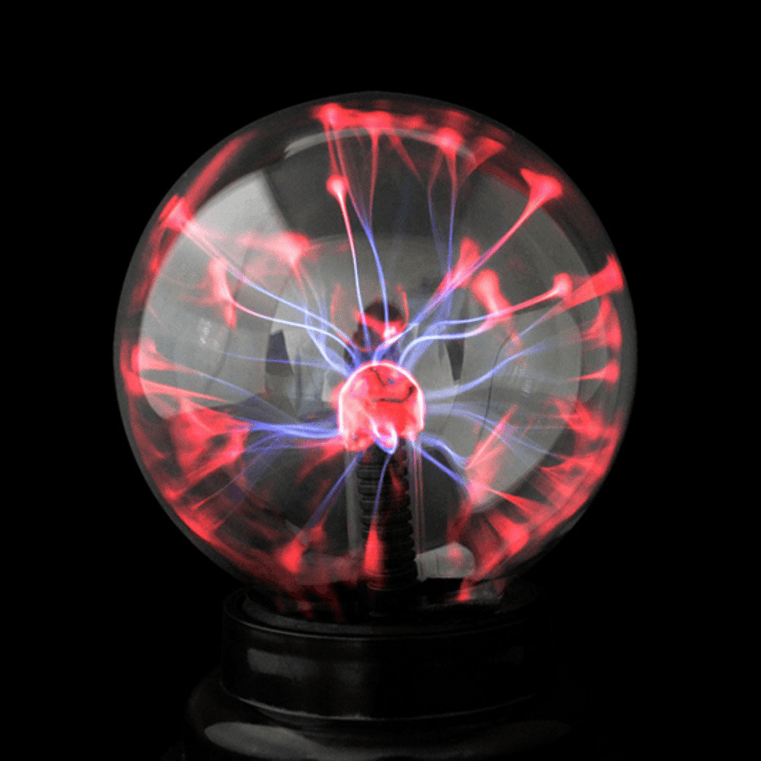 3 Inch Butterfly Plasma Ball Light Table Lamp Cool Magic Fun Science Electricity Desktop Decor - MRSLM