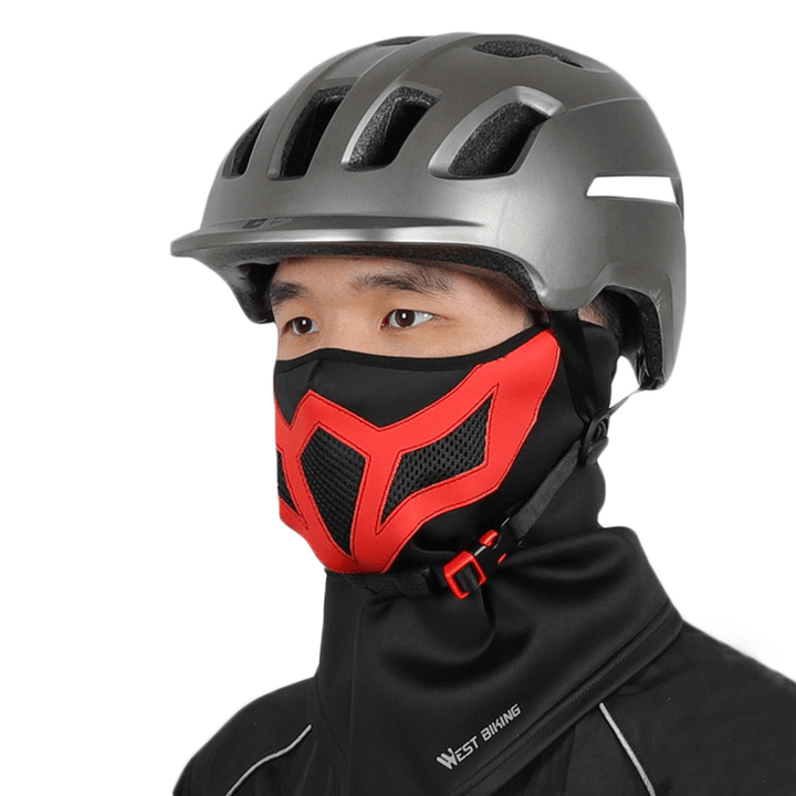 WEST BIKING Winter Cycling Headwear Ski Fishing Sport Scarf Bicycle Full Face Cover Cycling Bandana Face Mouth Cover - MRSLM