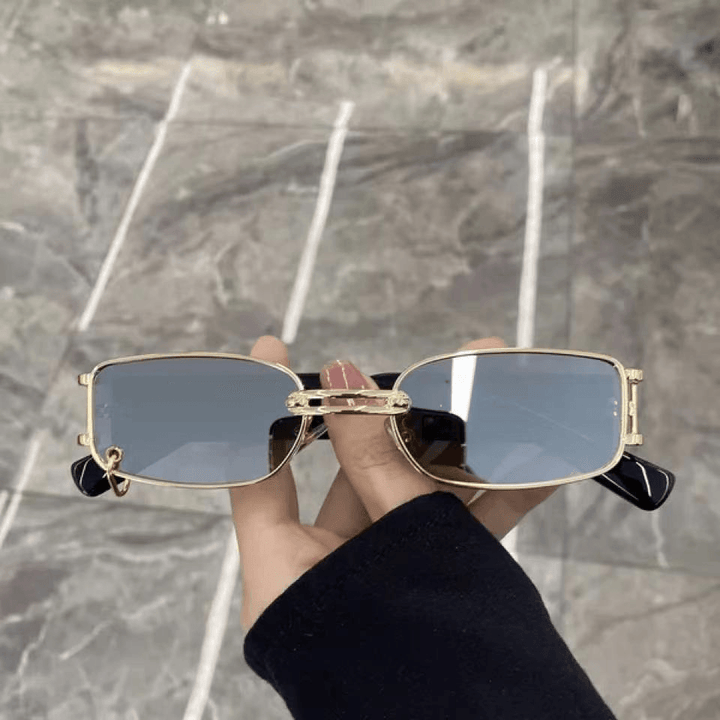 Women'S Narrow Frame Retro Hip Hop Sunglasses - MRSLM