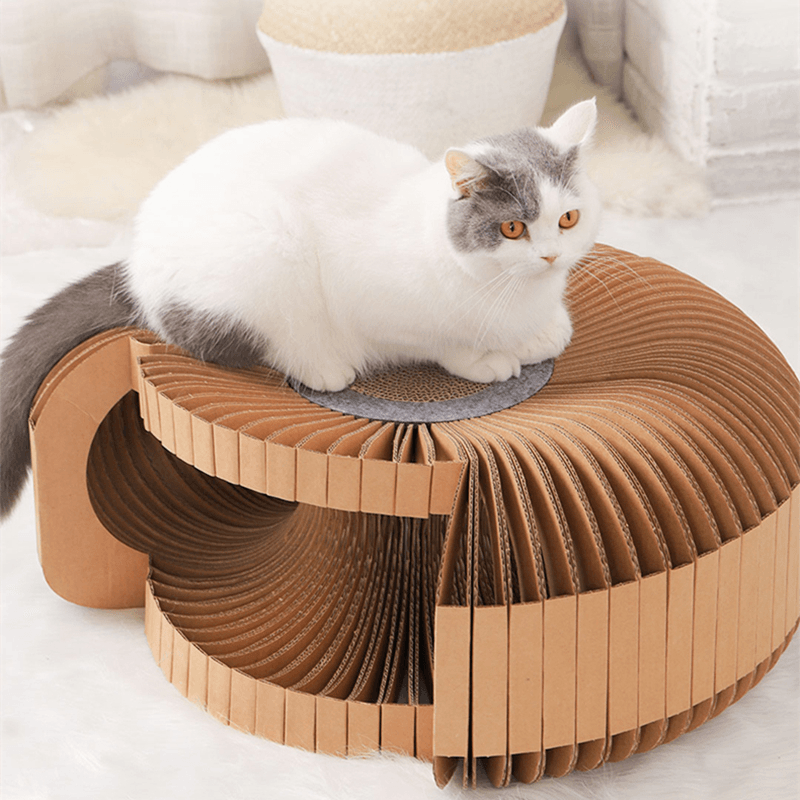 MINI MONSTAR XS50-5002 Cat Scratcher Assembly DIY Corrugated Cardboard Cat Scratcher Toy - MRSLM