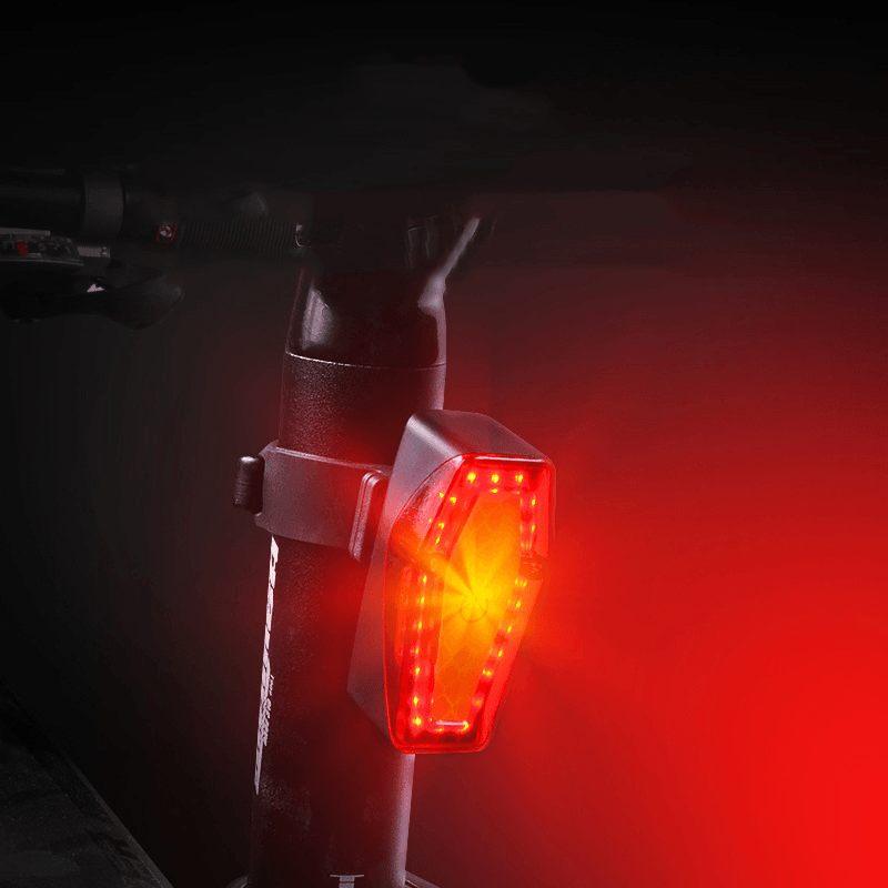 BIKIGHT WD12 500Mah Bike Taillight 6 Modes Type-C Charging Waterproof Bicycle Rear Lamp Outdoor Cycling - MRSLM