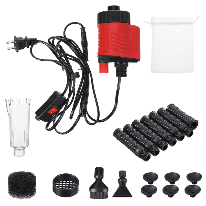 20/30W Automatic Aquarium Water Changer Pump for Fish Tank Gravel Cleaner - MRSLM