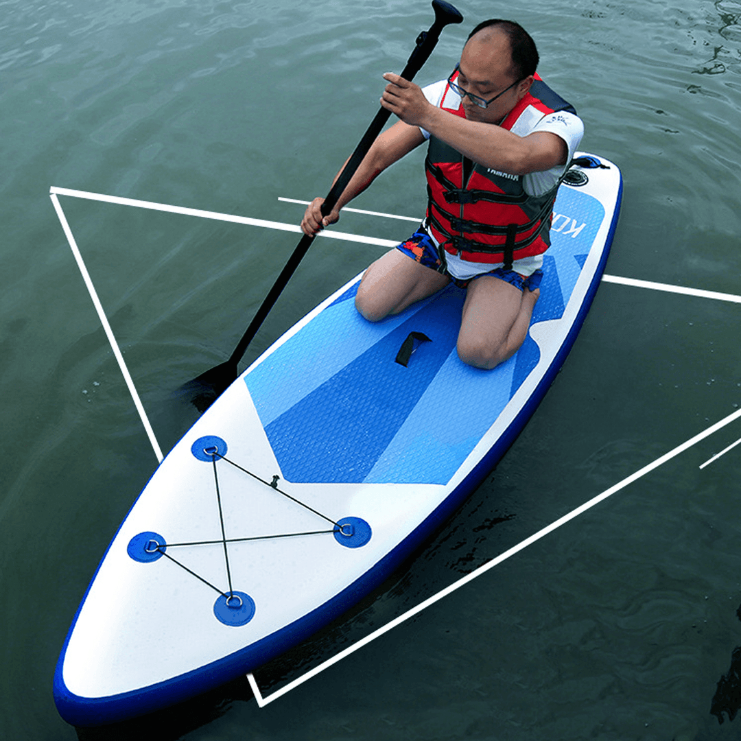 3.2M Stand up Paddle Board Thick Surf Board Anti-Slip Water Skis Surfboard Water Recreation - MRSLM