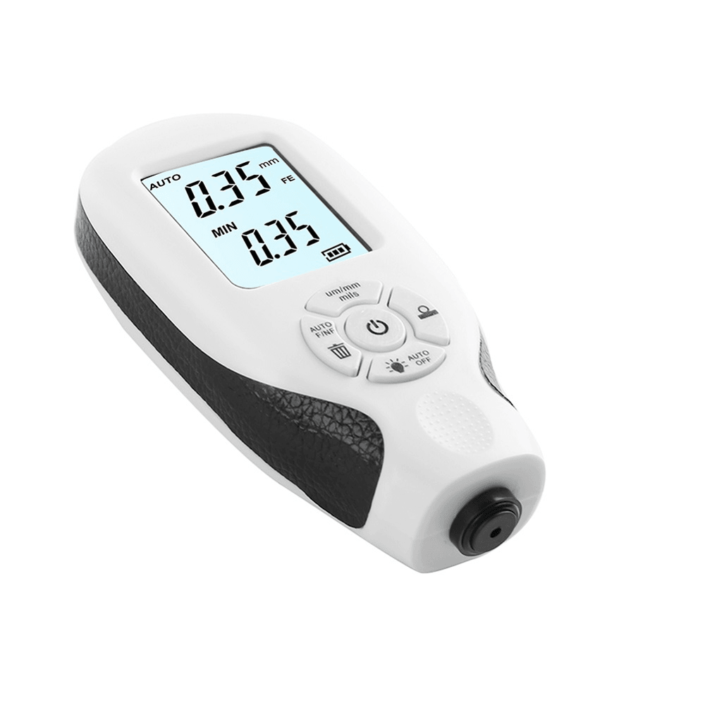 HW300 Digital Thickness Gauge Meter Ultrasonic Film Mini Car Coating Measuring Tools with Backlight LCD Display - MRSLM