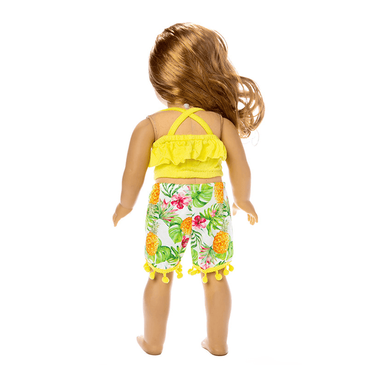 Shaf Doll Beach Halter Halter Dress American Girl Summer Swimsuit - MRSLM