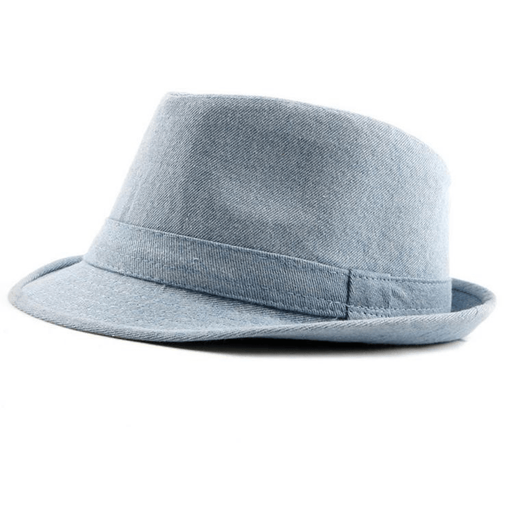 Denim Light Board British Style Jazz Hat - MRSLM