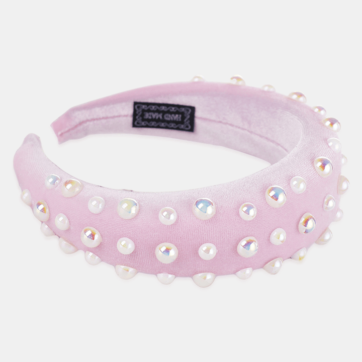 Pearl Sponge Headband Multicolor Ladies Headband - MRSLM