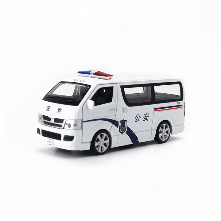 Alloy Model Children'S Toy Toyota Hiace Commercial Car - MRSLM