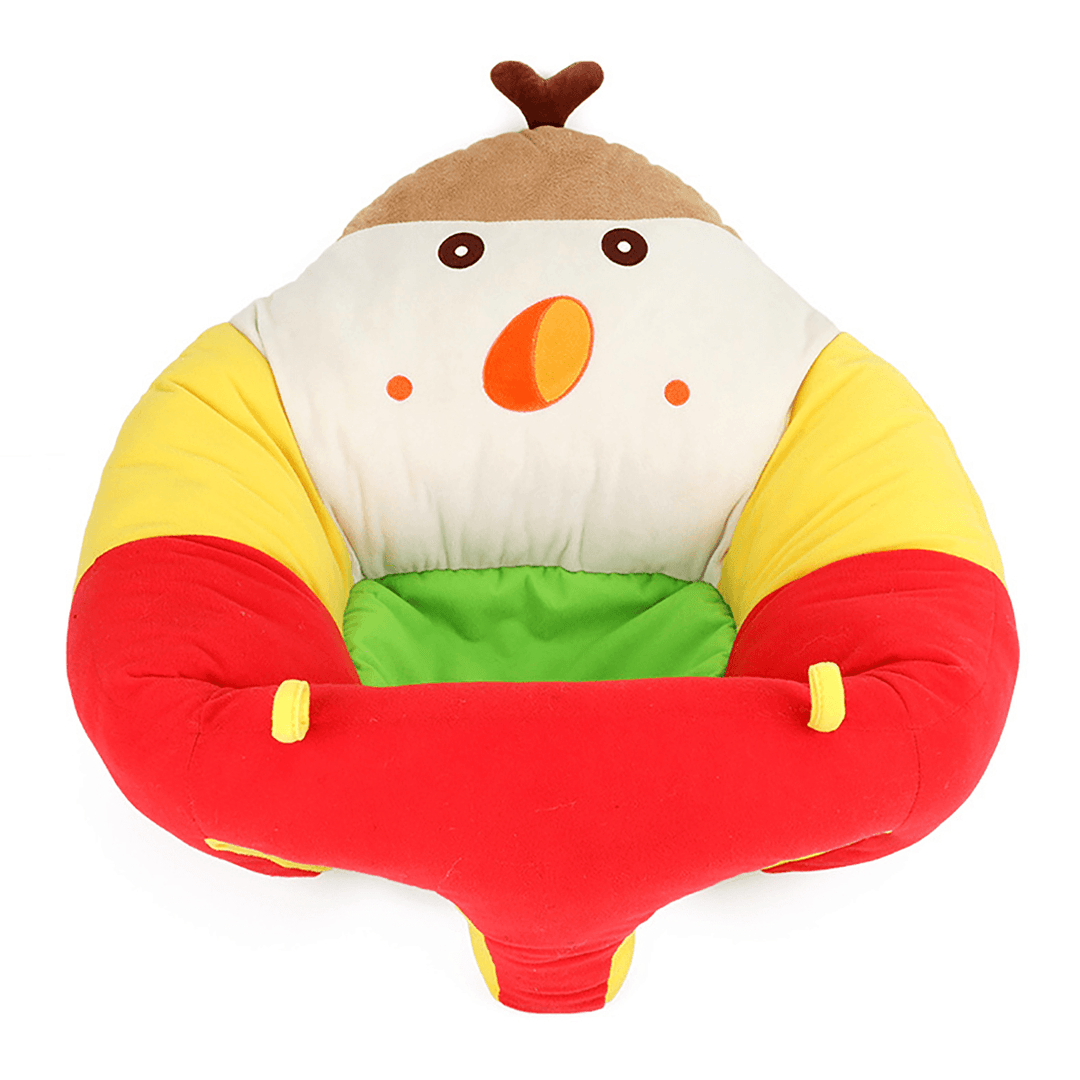 Infant Baby Sitting Chair Soft Cartoon Chair Pillow Cushion Sofa Plush Learning Chair Holder Plush Toys for Childrens - MRSLM