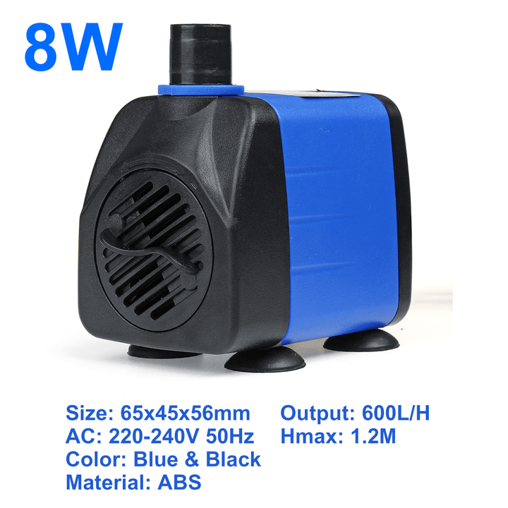 Submersible Water Pump Circulatiion Pump for Pond Aquarium Fish Tank Fountain Water Pump Hydroponics - MRSLM