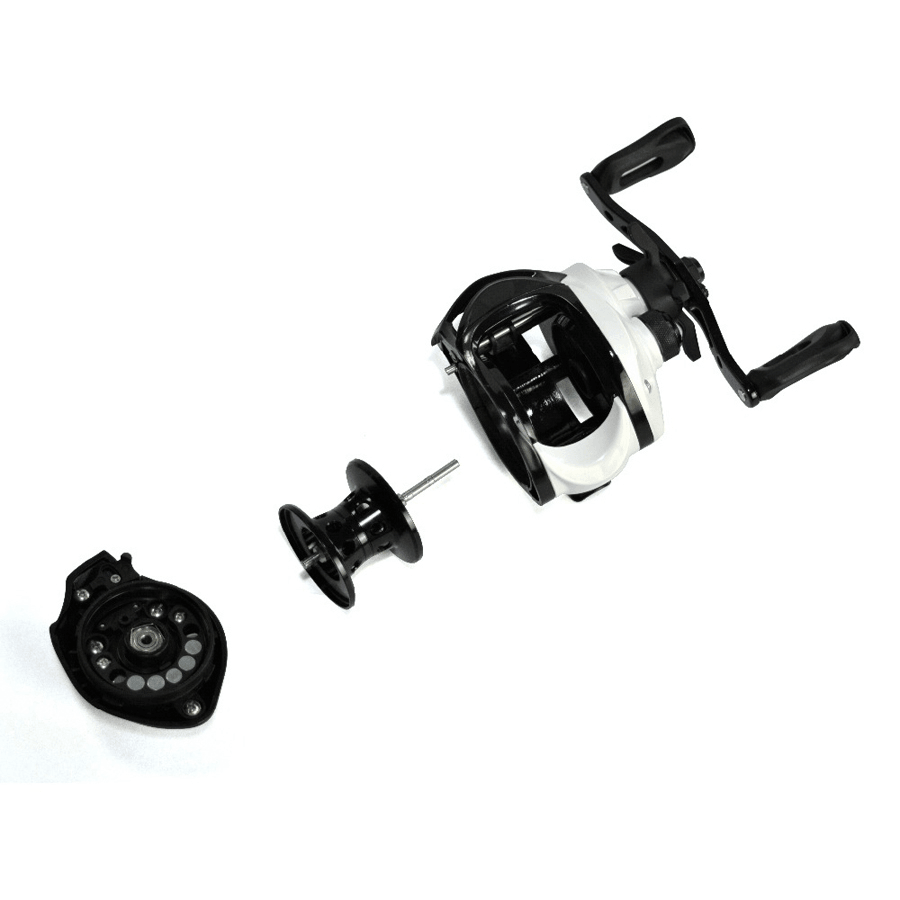 Fishdrops LU NA 6.3:1 6+1BB Max Drag 5.5Kg Baitcasting Fishing Reel Fresh Salt Water Casting Reel - MRSLM