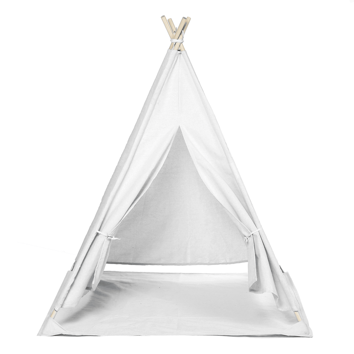 Kids Tent Teepee Tent Children Portable House for Girl Cabana Boy Tents Home Outdoor Garden Play - MRSLM