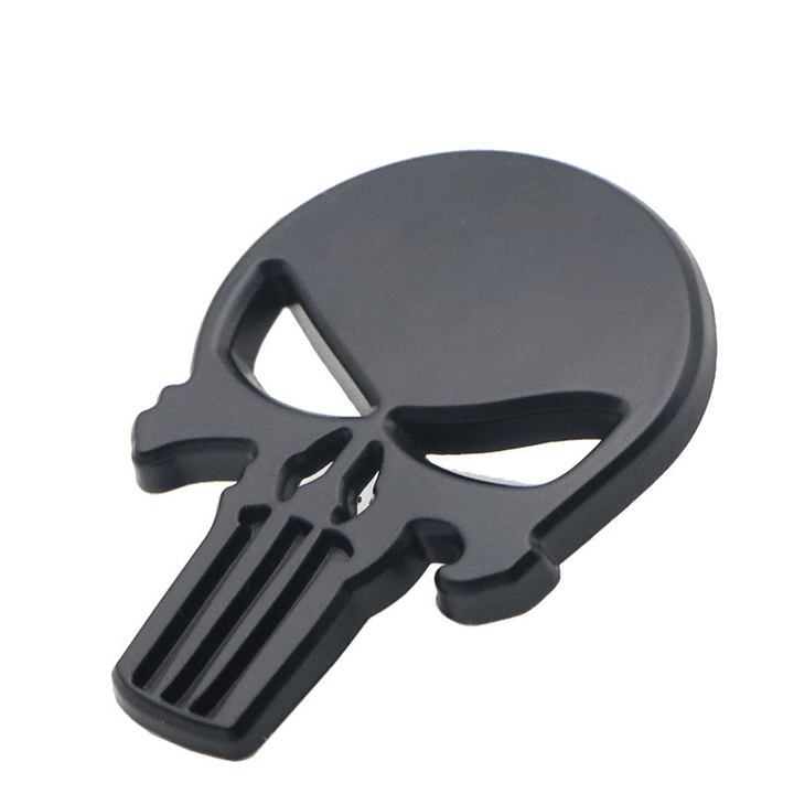 Skull Car Sticker Metal Modified Body Sticker - MRSLM