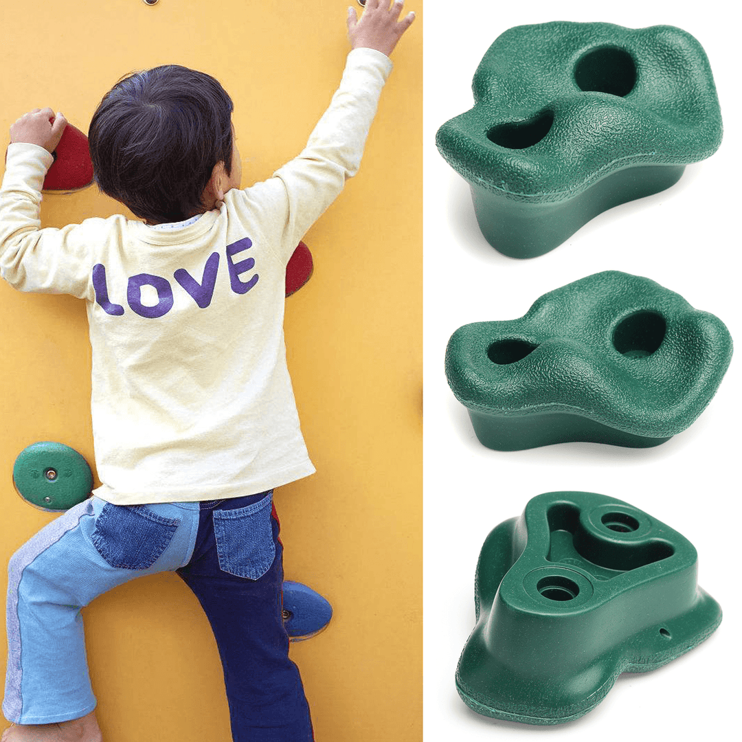 Outdoor Plastic Garden Park Kids Rock Climbing Stone Toys Safety Children Sports Indoor Exercise - MRSLM