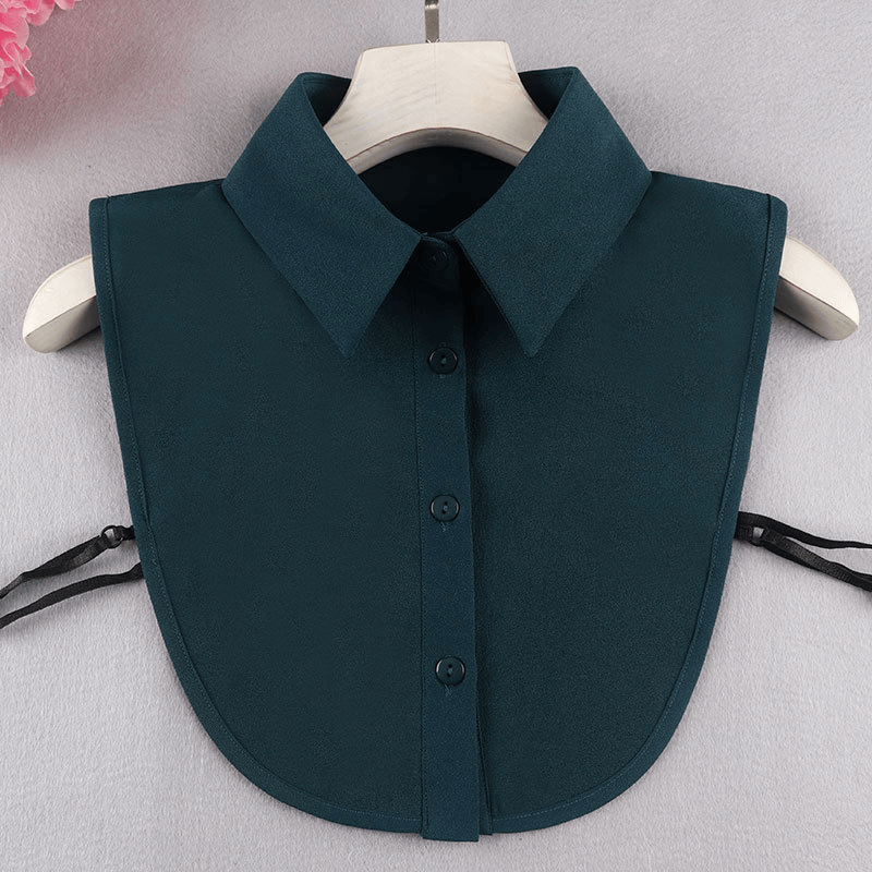 Fashion Casual Blouse Chiffon Fake Collar - MRSLM