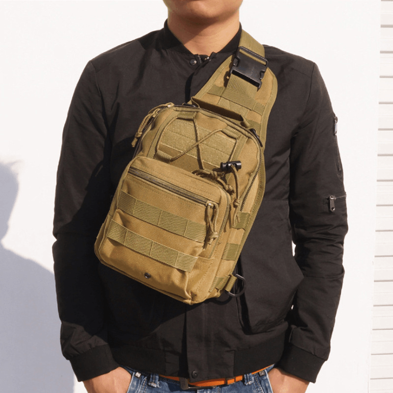 ZANLURE A18 Military Fan Waterproof Multifunctional Tactical Bag Chest Bag Crossbody Bag - MRSLM