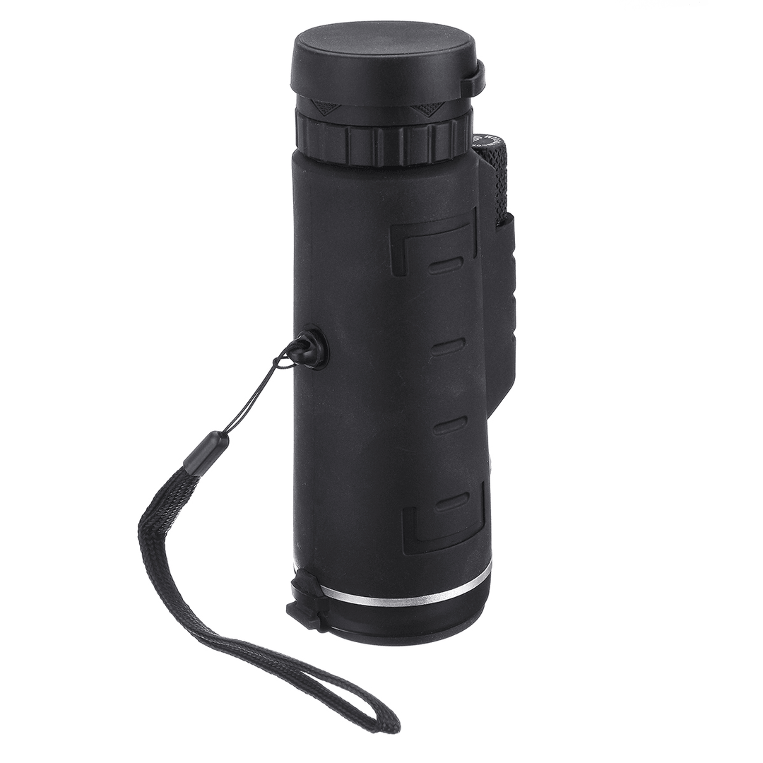 40X60 Monocular HD Optic BAK4 Low Light Night Vision Telescope with Phone Holder Clip Tripod Outdoor Camping - MRSLM