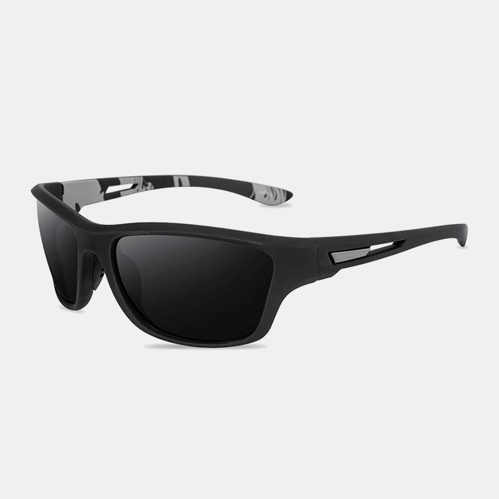 Men Wide Side Full Frame Casual Outdoor Sports Driving Riding Anti-Uv Polarized Sunglasses - MRSLM