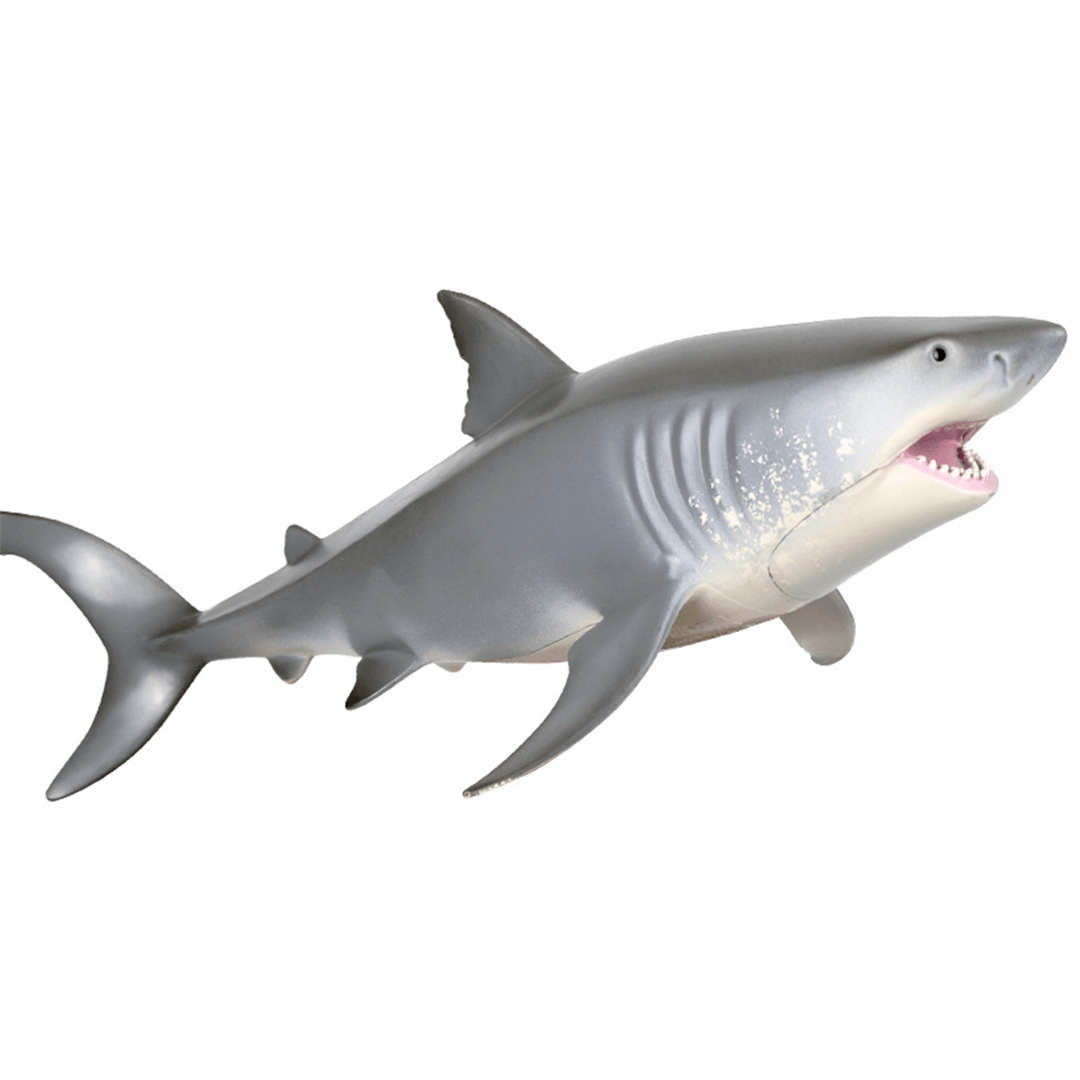 Shark Animal Model Simulation Marine Life PVC Shark Toys Children'S Adult Toys Gifts Decoration - MRSLM