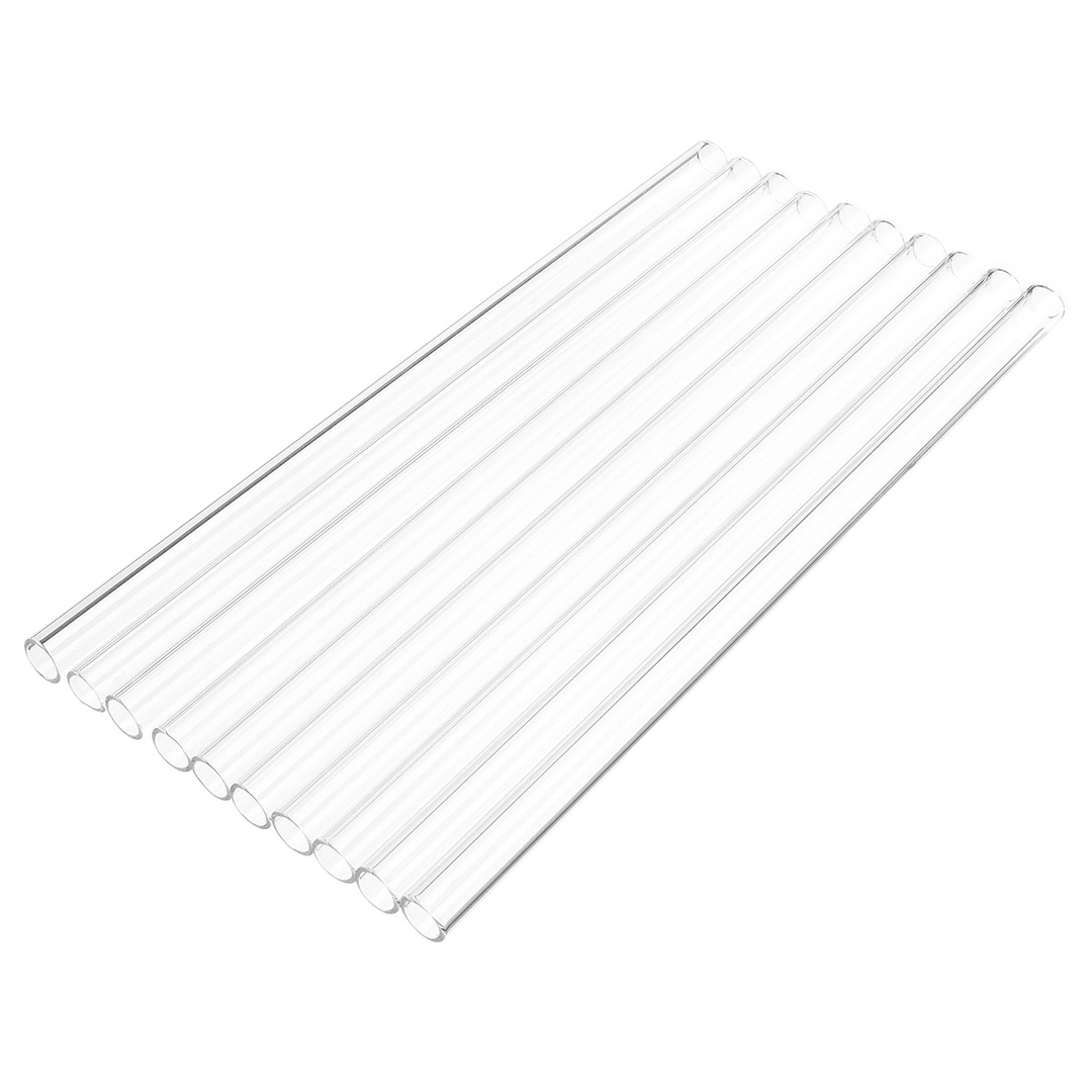 10Pcs 250Mm OD 10Mm 1Mm Thick Wall Borosilicate Glass Blowing Lab Tube - MRSLM