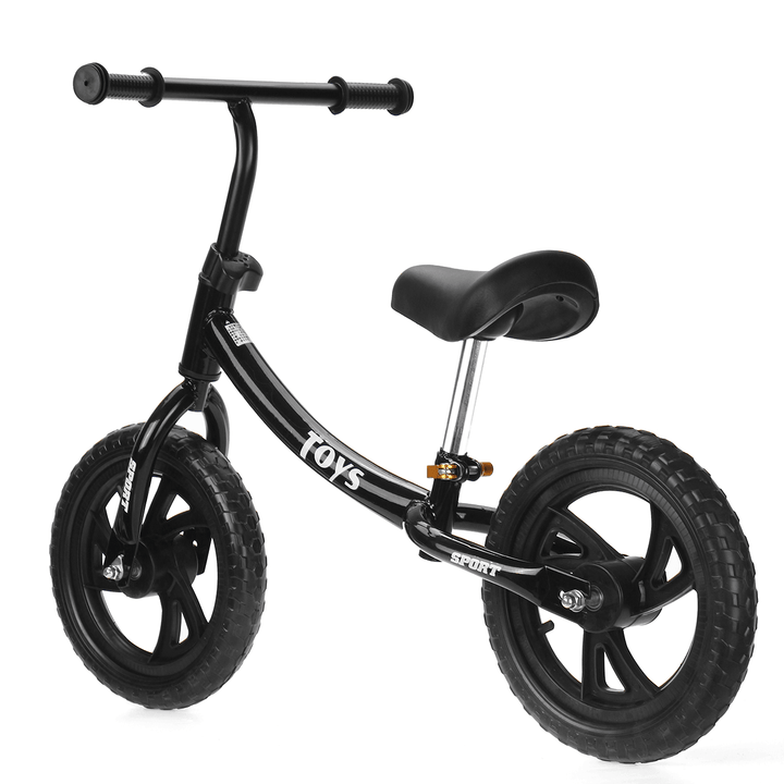 12 Inch Kids Bike No Pedal Toddler Balance Bike Children Scooter Bicycle for 2/3/4/5 Year Old Beginner Rider Training - MRSLM