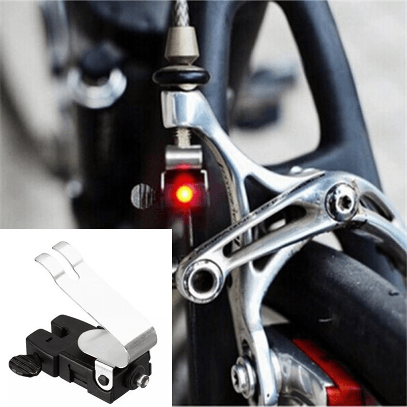 Mini Travel Wheel Spokes Bike Brake Light Mountain Road Bicycle Led Light Real Cycling Accessories - MRSLM