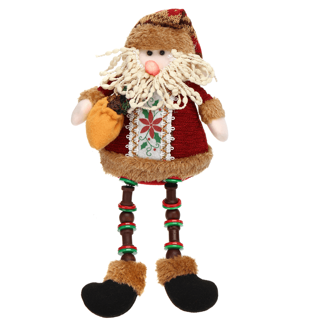 Santa Snowman Reindeer Doll Christmas Decoration Tree Hanging Ornament Gift - MRSLM