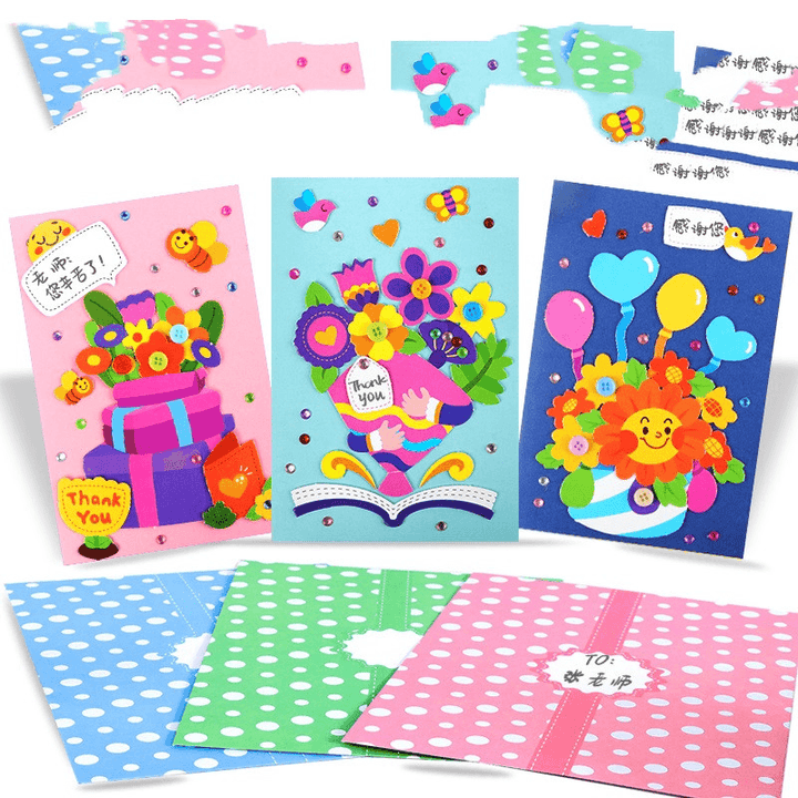 Teacher'S Day Greeting Card Diy Handmade Materials - MRSLM