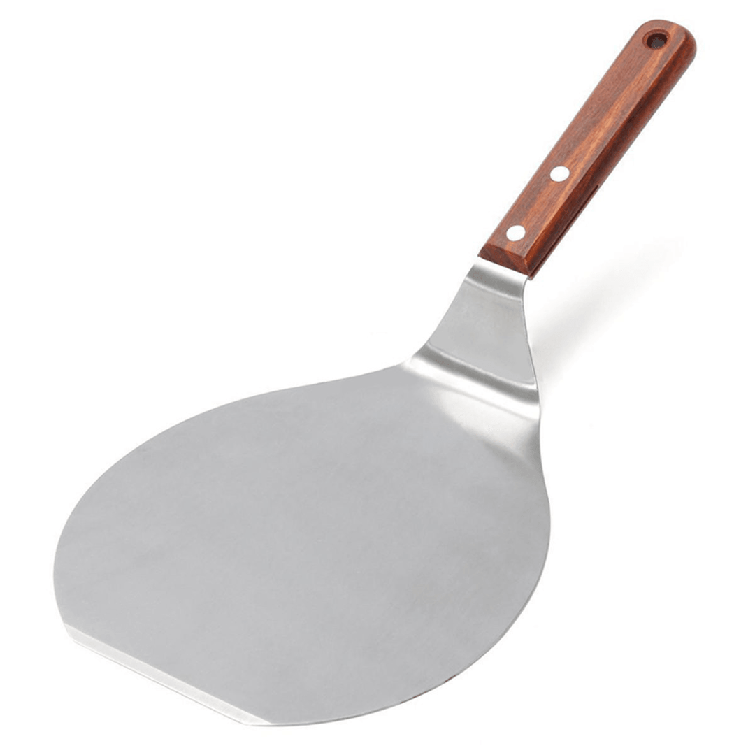 13 Inch Stainless Steel Pizza Plate Spatula Peel Shovel Cake Lifter Holder Baking Tool - MRSLM