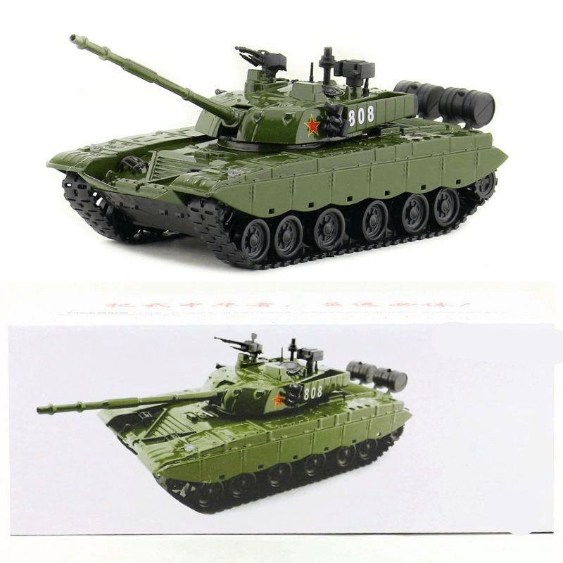 Alloy Model Simulation Toy Military Main Battle Tank - MRSLM