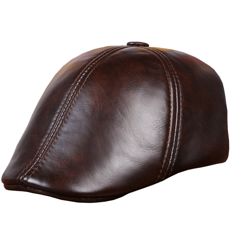 Men'S Autumn and Winter Warm Quilted Rider Hat - MRSLM