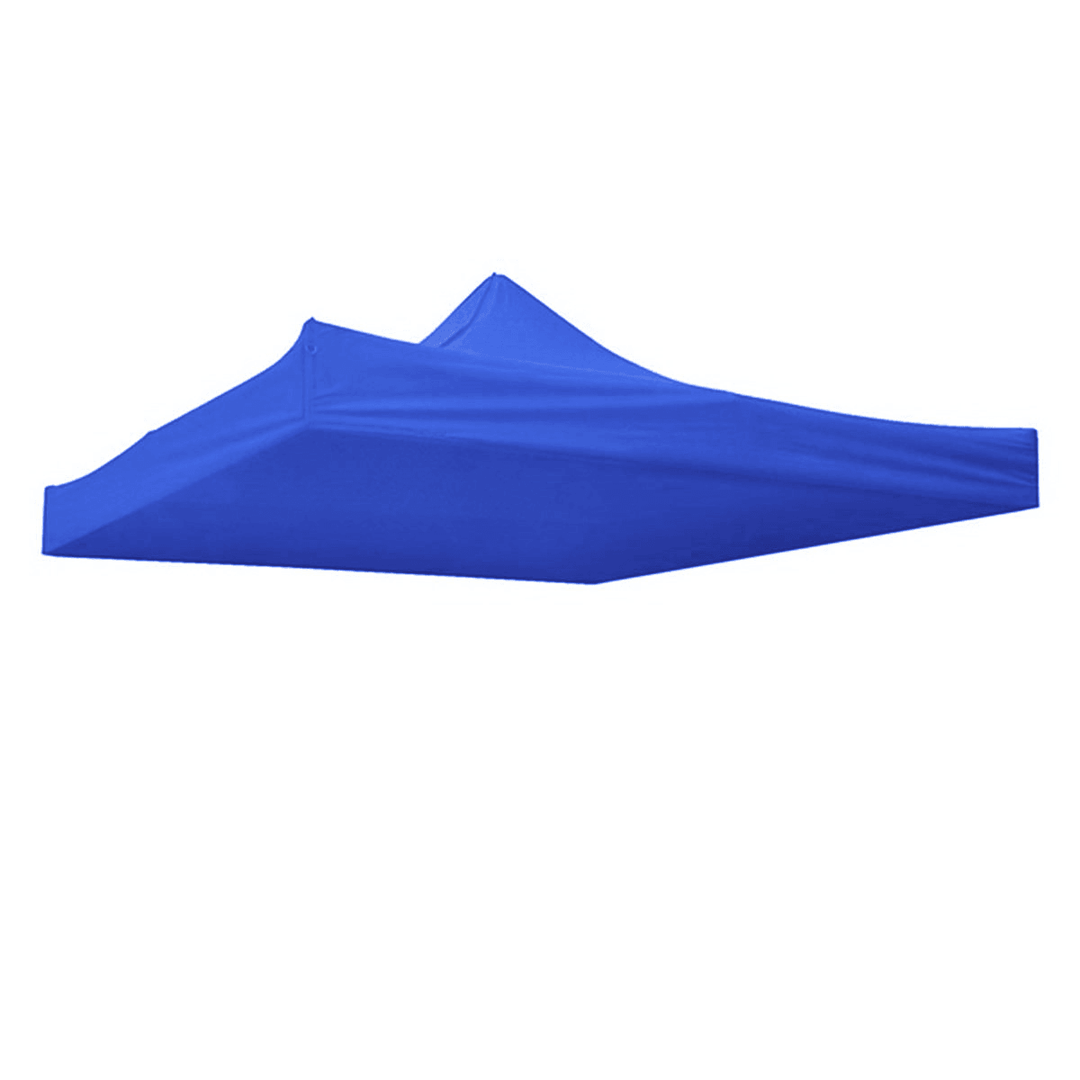 2X2M Canopy Top Sunshade Replacement Top Waterproof Dustproof Sun Protection Outdoor Camping Garden Shelters Blue Red White - MRSLM