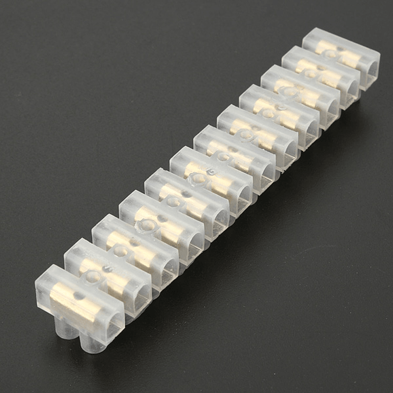 Excellway® PB02 3A Screw Terminal Block Connector 12 Position Barrier Terminal Blocks - MRSLM