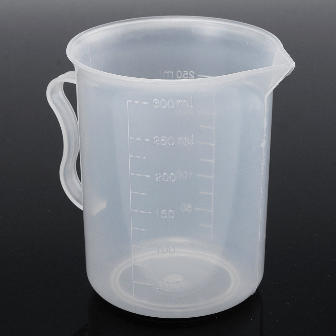 250Ml Plastic Measuring Cup Clear Double Graduated Cylindrical Measuring Jug - MRSLM