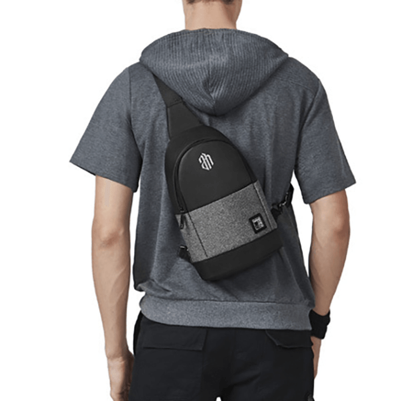 Men Polyester Leisure Sport Outdoor Bag Crossbody Bag - MRSLM