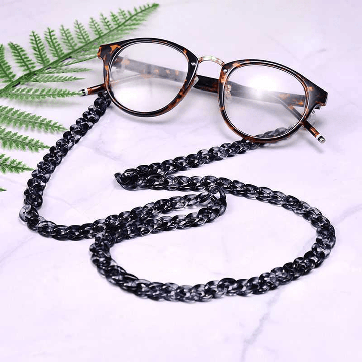 Glasses Chain Tortoiseshell Two-Color Non-Slip Anti-Lost Glasses Lanyard Halter Neck - MRSLM