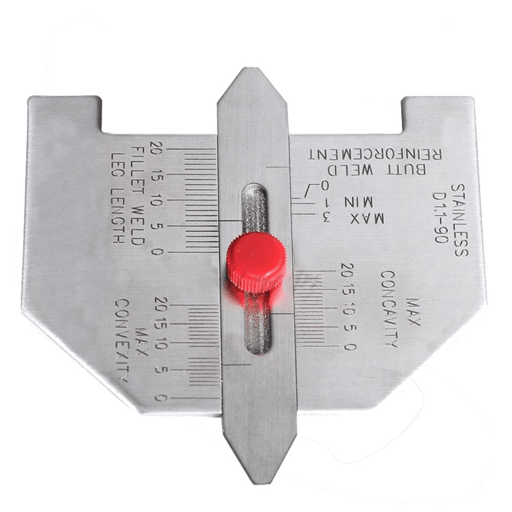 Weld Inspection Ruler Automatic Weld Size Gauge Welding Gauge Weld Caliper - MRSLM