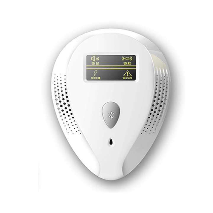 LCD Display Ultrasonic Pest Repeller Electronic Mice Rat Roach Mosquito Spider Repellent - MRSLM